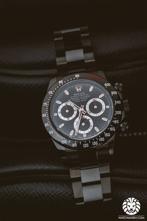 rolex daytona stealth titan black price